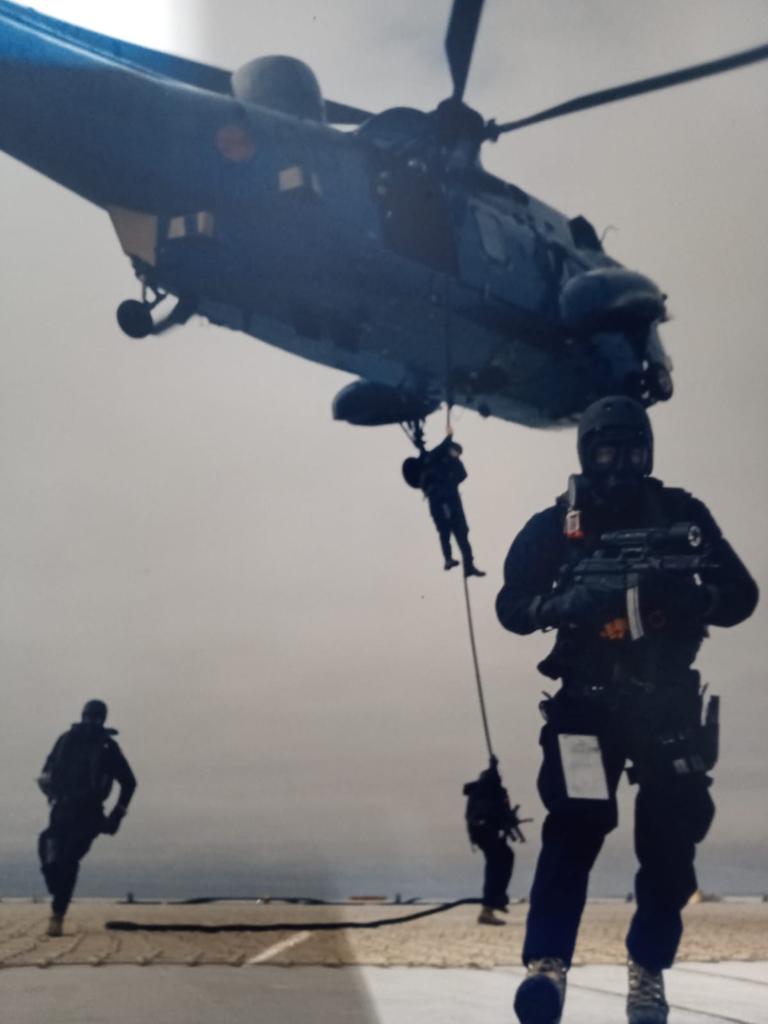 Phillip Carrington during military training